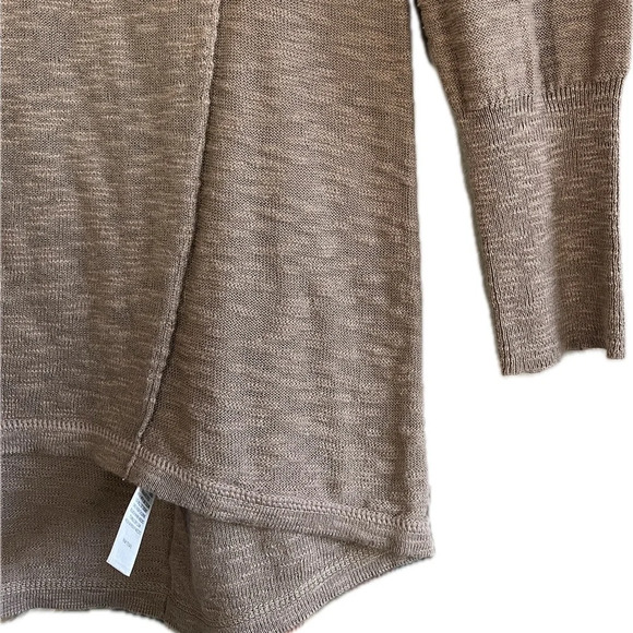 Between Me & You Pullover Cowl Neck Tunic Sweater, Hi-Low Light Gauze, Size XL - Picture 5 of 10